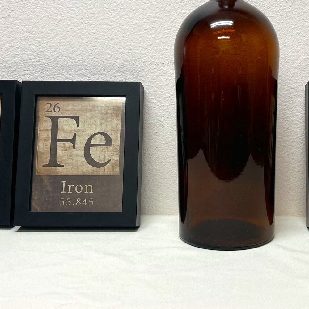 FE Iron from periodic table